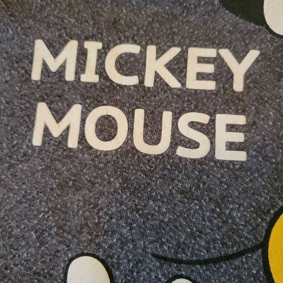 Authentic Disney Hoodie Pullover Mickey Mouse Gray Size X-Small Adult Women's - Picture 6 of 6